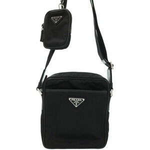 PRADA ReNylon Saffiano Leather Crossbody Bag Shoulder